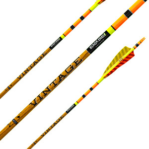 Vintage Crested Arrows with Feathers Yellow/Orange