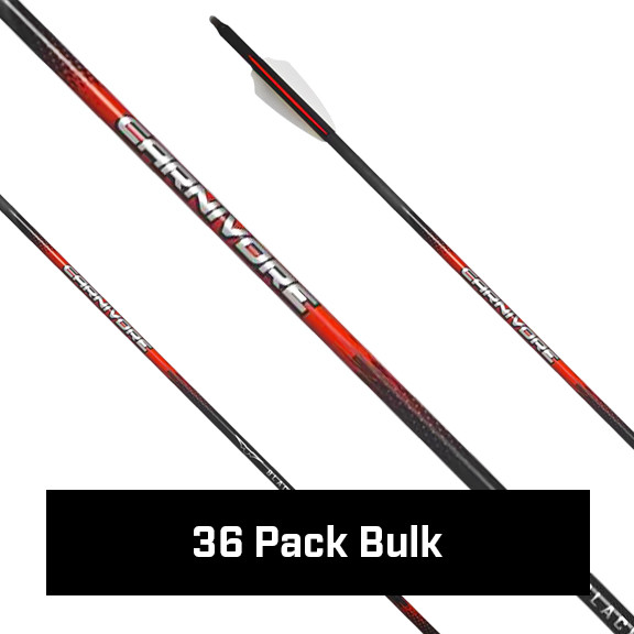 36 Pack Carnivore Arrows