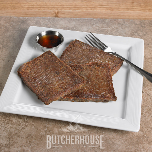 R&R Provision's PA Dutch Scrapple (Pon Haus). Original 85-year old recipe. Made with pork, cornmeal and buckwheat flour, plus our own mix of spices. R&R Provision's PA Dutch Scrapple (Pon Haus). Original 85-year old recipe. Made with pork, cornmeal and buckwheat flour, plus our own mix of spices.