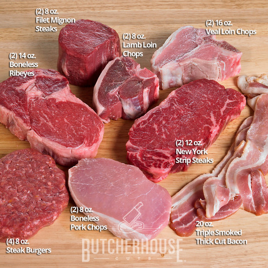 Food Gifts - ButcherHouse Cuts Steaks, Chops and Burgers