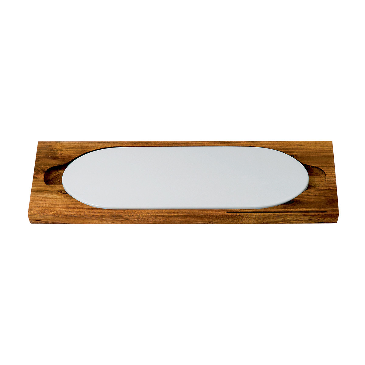 Royal Doulton Gordon Ramsay Bread Street White & Wood Cutting Board w