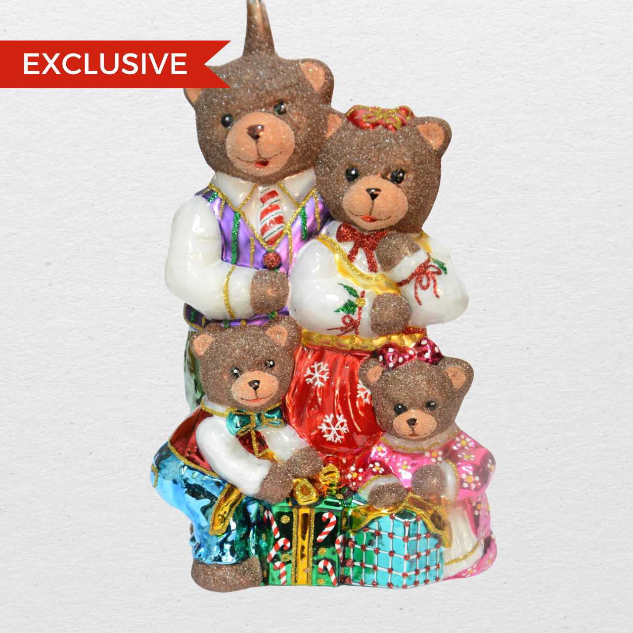 Huras Family Mama Bear is Holiday Ready Ornament