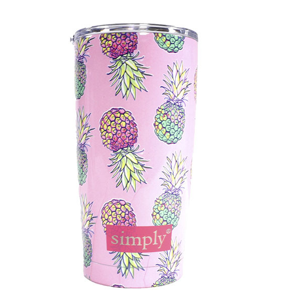 Simply Southern Accessories 20 oz. Pineapple Tumbler by Simply Southern