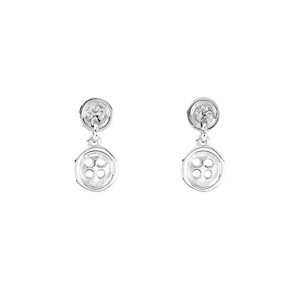 UNOde50 Two Bead Gold Earrings main image 0