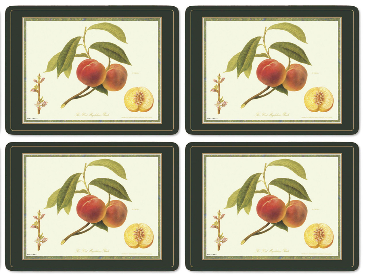 Pimpernel (Portmeirion Group USA, Inc.) Set of 4 Hooker Fruits
