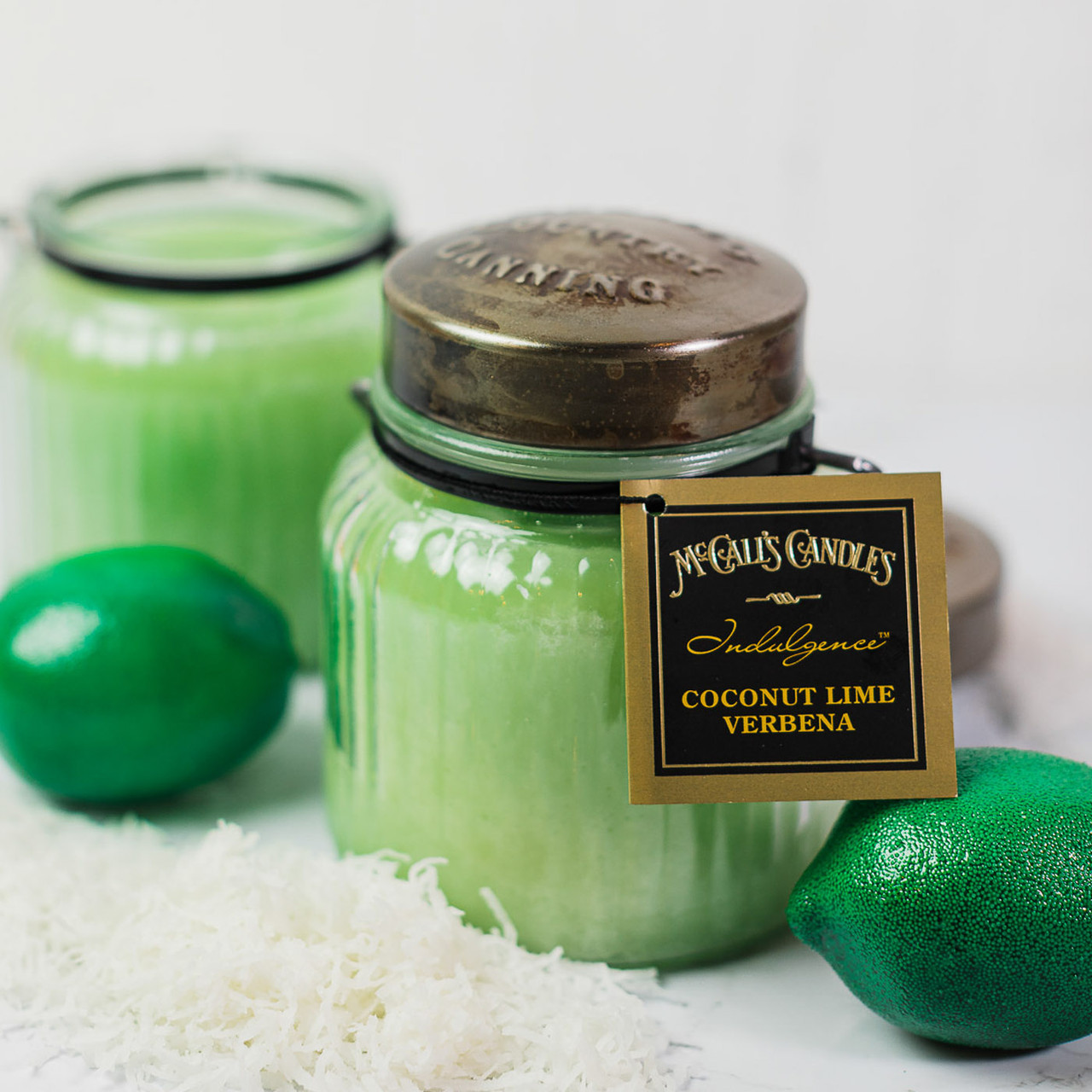 McCall's Candle Company Coconut Lime Verbena 18 oz. McCalls Indulgence