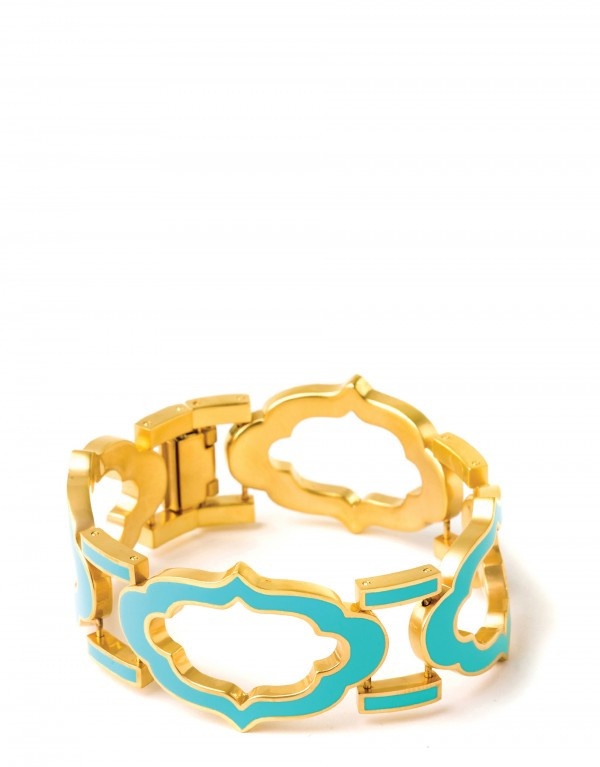 Spartina 449 Gold Bracelets | Mercari Spartina 449 Gold and Turquoise Bracelets display picture 1