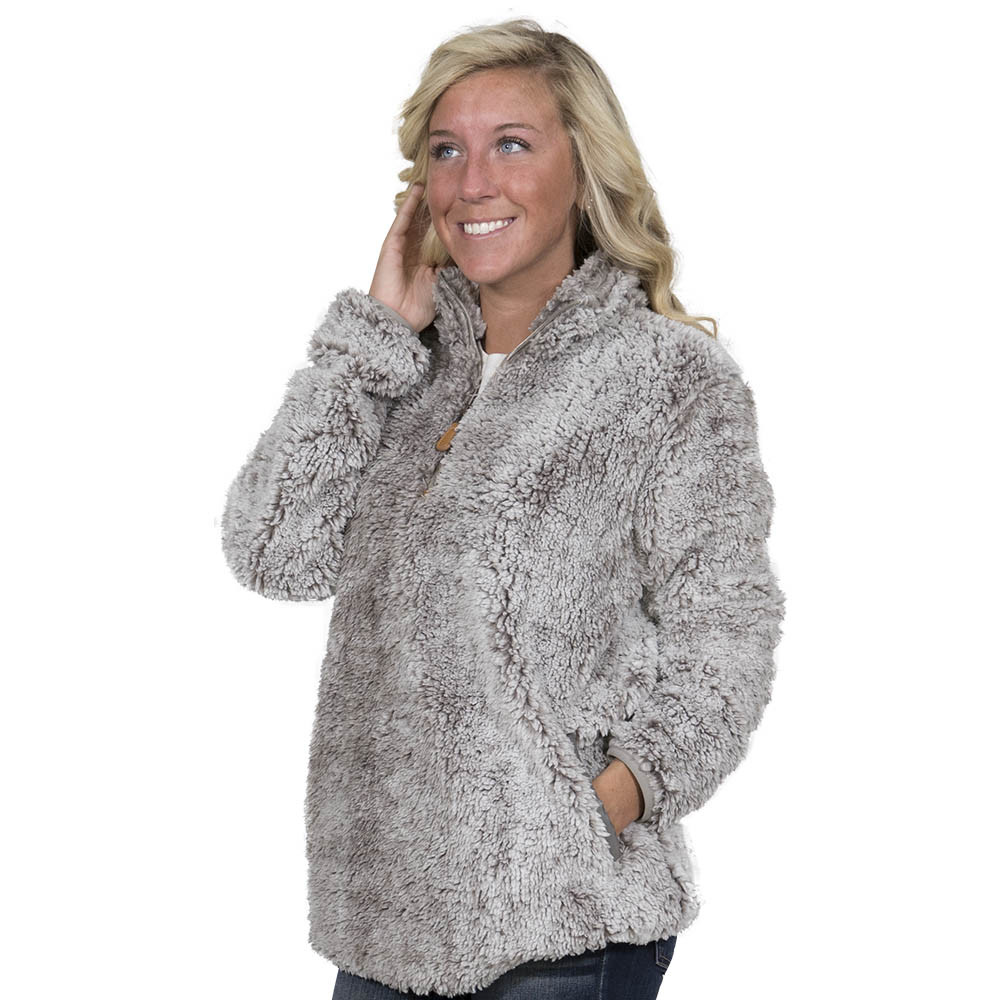 Large Pearl Sherpa Pullover 
