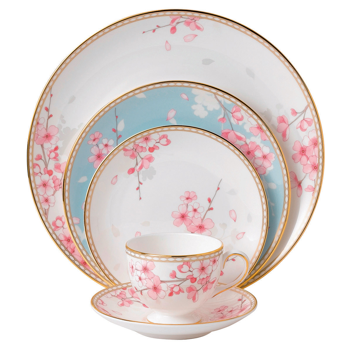 Wedgwood Spring Blossom 5-Piece Place Setting by Wedgwood-The Lamp 