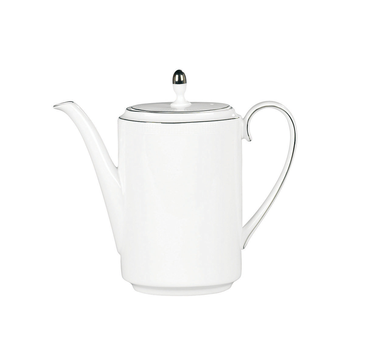 Wedgwood Vera Wang Blanc Sur Blanc Coffee Pot