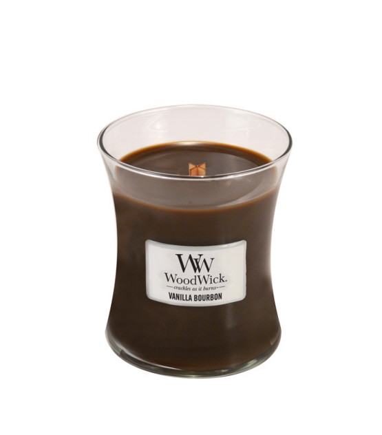 WoodWick Vanilla Bourbon WoodWick Candle 10 oz.The Lamp Stand