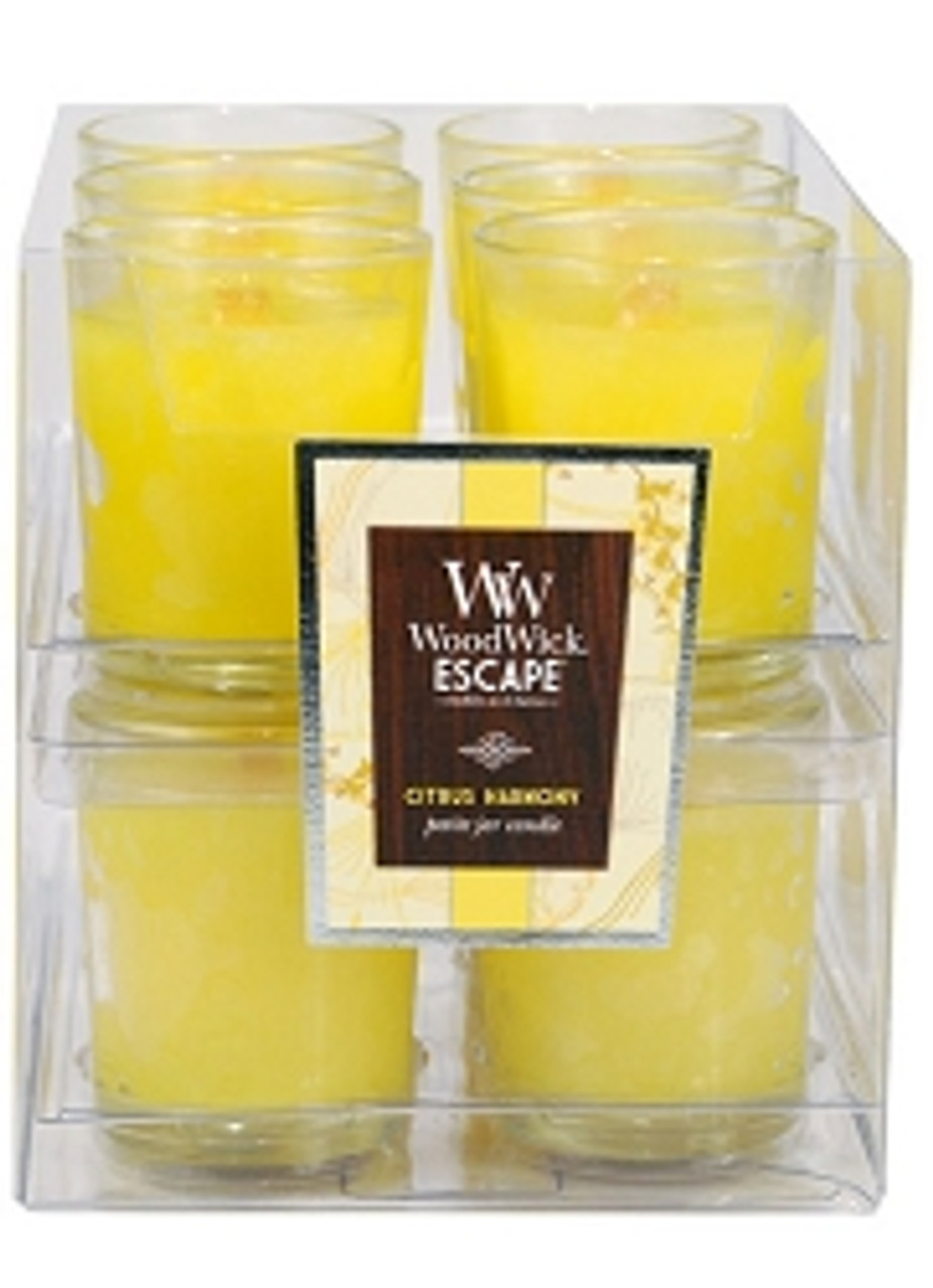 WoodWick Citrus Harmony WoodWick Escape Petite Jar CandleThe Lamp Stand