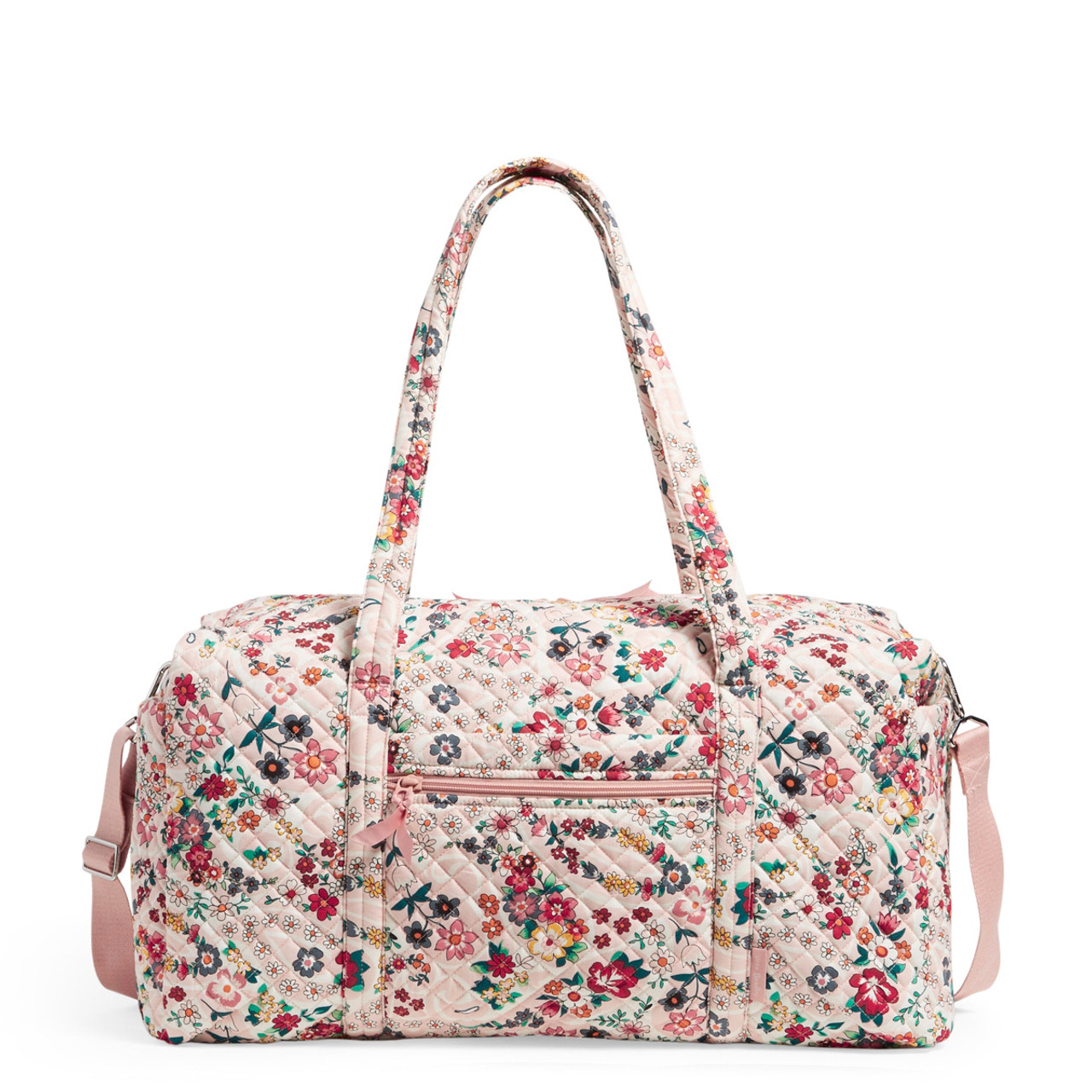 Vera Bradley Jazzy Blooms Quilted Floral Diaper/Duffel Travel Bag