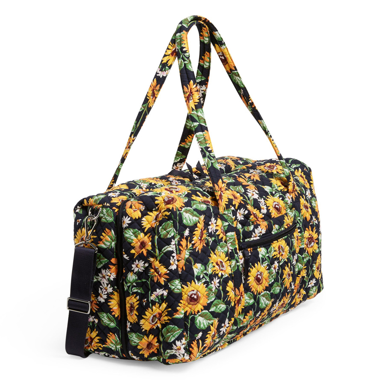Vera Bradley Sunflowers Lay Flat Travel Duffel Bag The Lamp Stand - Main Image