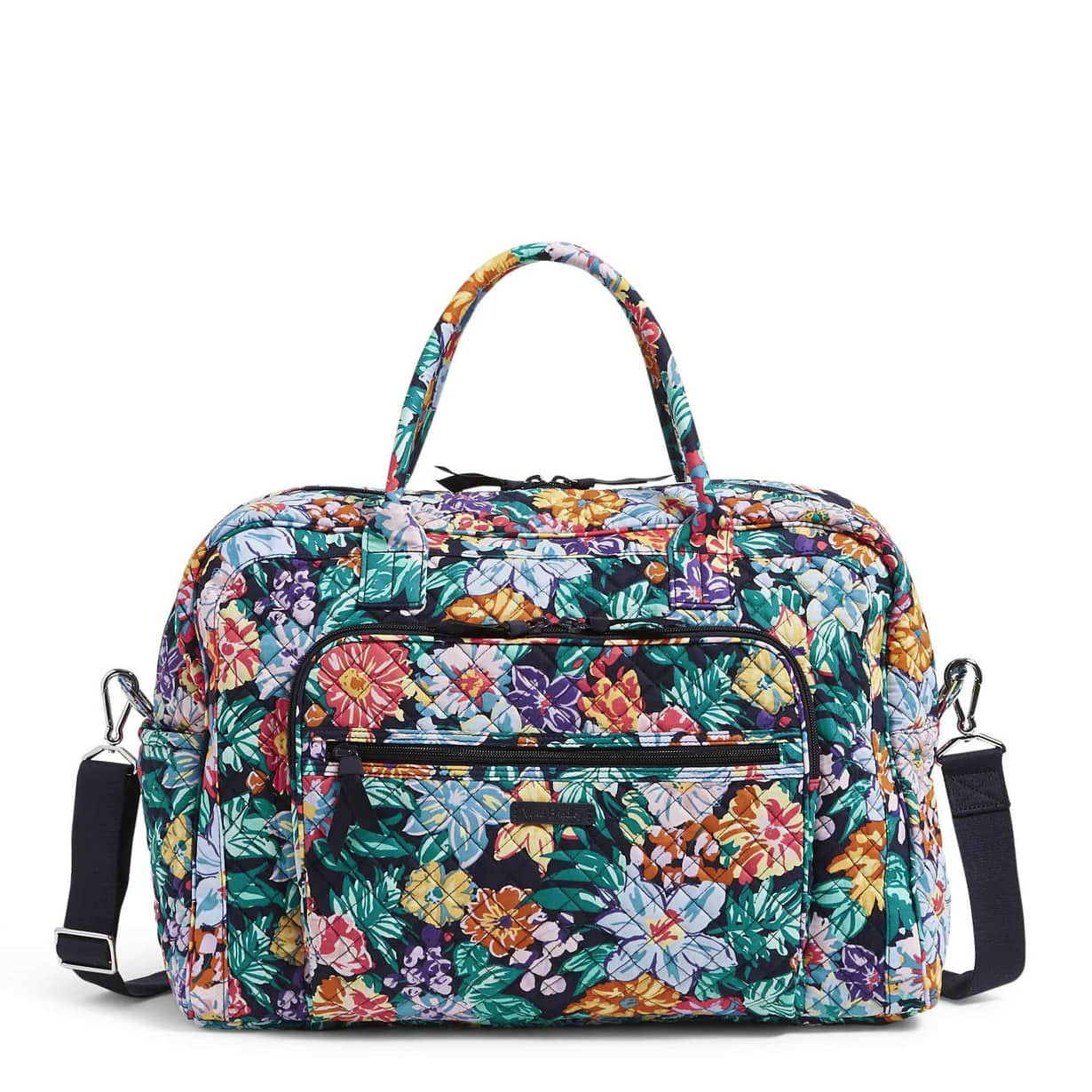 NWT Vera Bradley VB-DESIREE-HAPPY-BLOOMS-53 53mm Vera Bradley Va Va Bloom Back Sack & Throw Blanket 50 main image 3