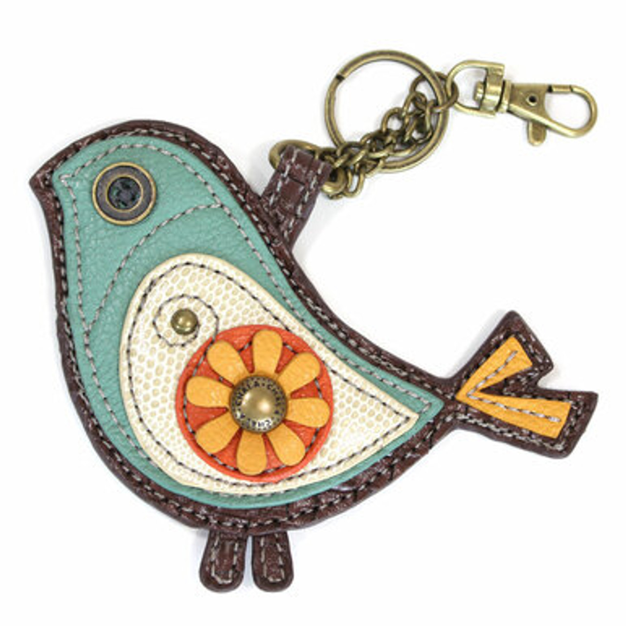 Bird II Coin Purse/ Key Fob - Sealed with a Kiss