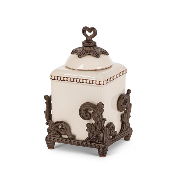 GG Collection Acanthus Stoneware Inspiration Jar