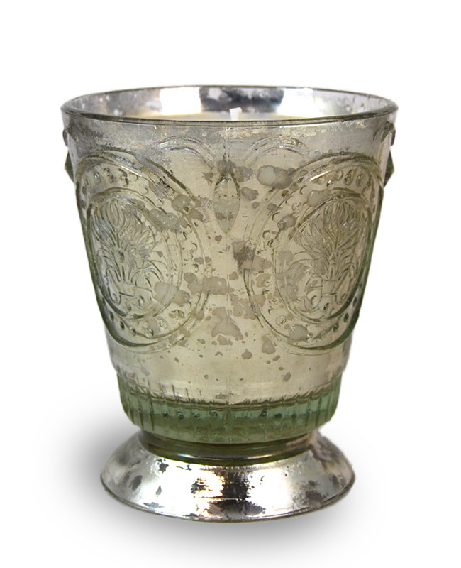 Himalayan Candles Ginger Patchouli 8 oz. Fleur de Lys Candle by