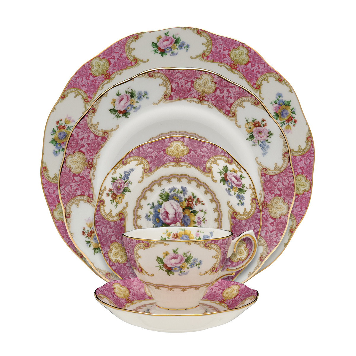 Lady Carlyle 5-Piece Place Setting