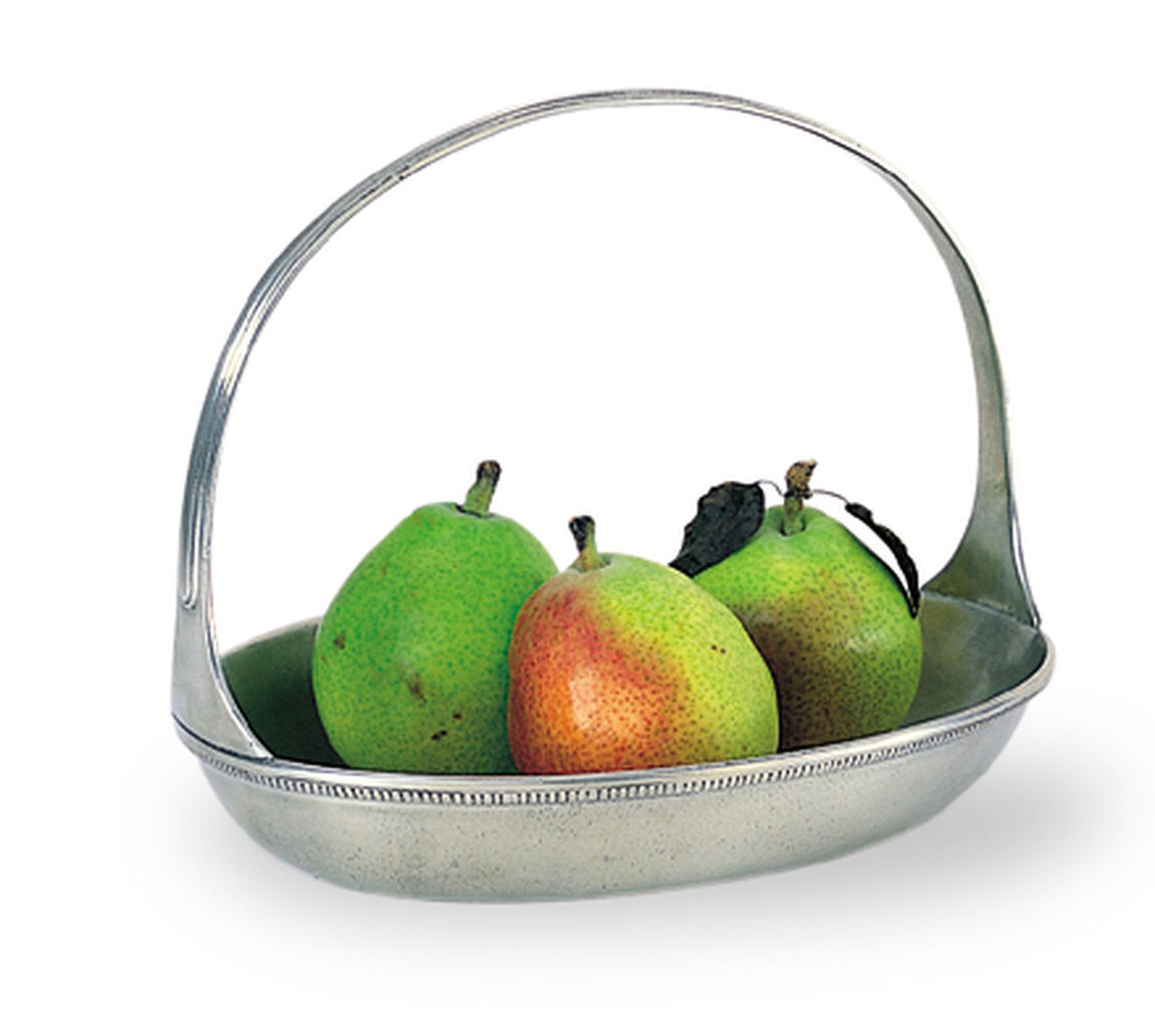 Match Pewter Oval Basket Bowl