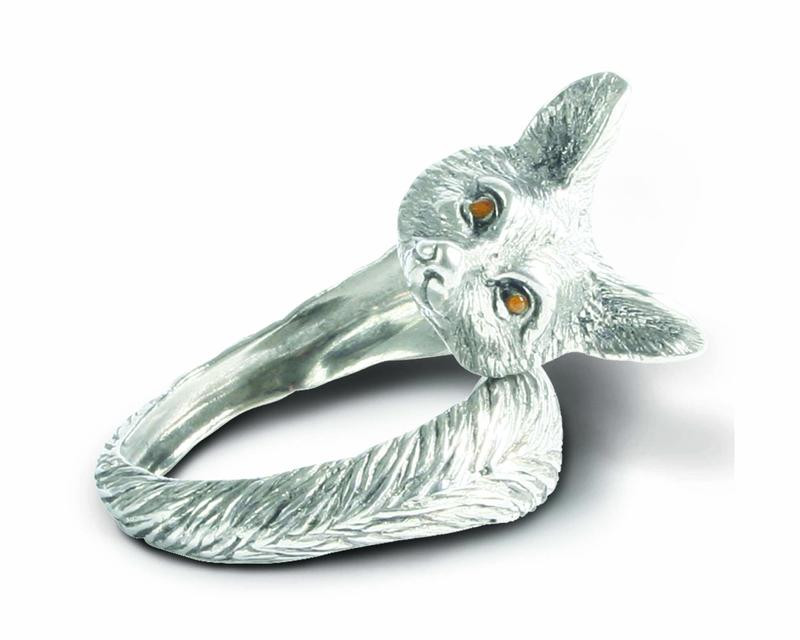 Vagabond House Fox Napkin Ring - Thumbnail 2