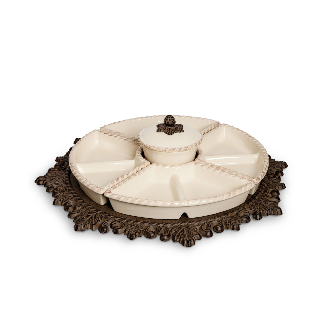 GG Collection Lazy Susan Crudite