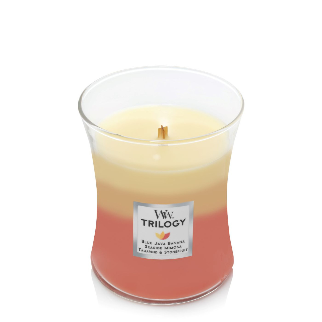 WoodWick Tropical Sunrise WoodWick Trilogy Medium Jar Candle