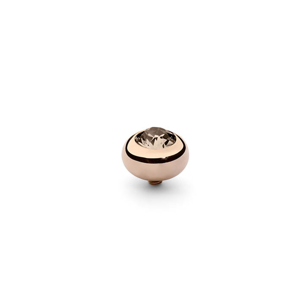 Idol Inspiration inch Silk 10mm Rose Gold Interchangeable Top by Qudo Jewelry - The Lamp Stand