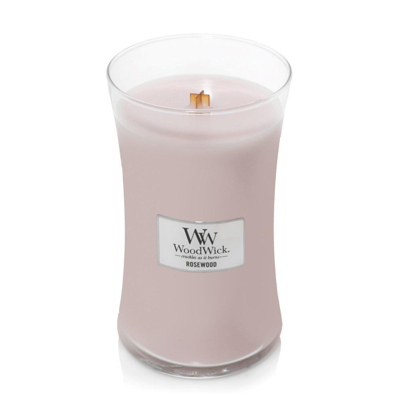 Rosewood Free Postage WoodWick Medium 12CM Soy Wax Candle