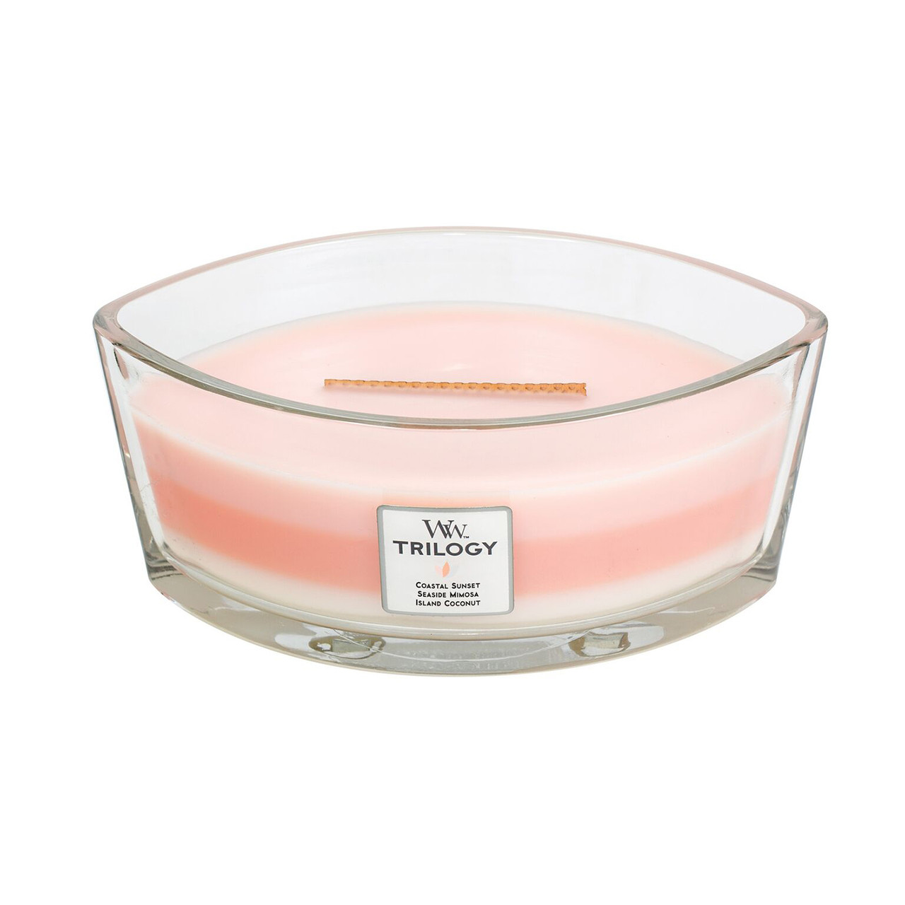 WoodWick Island Getaway WoodWick Trilogy Candle 16 oz. HearthWick