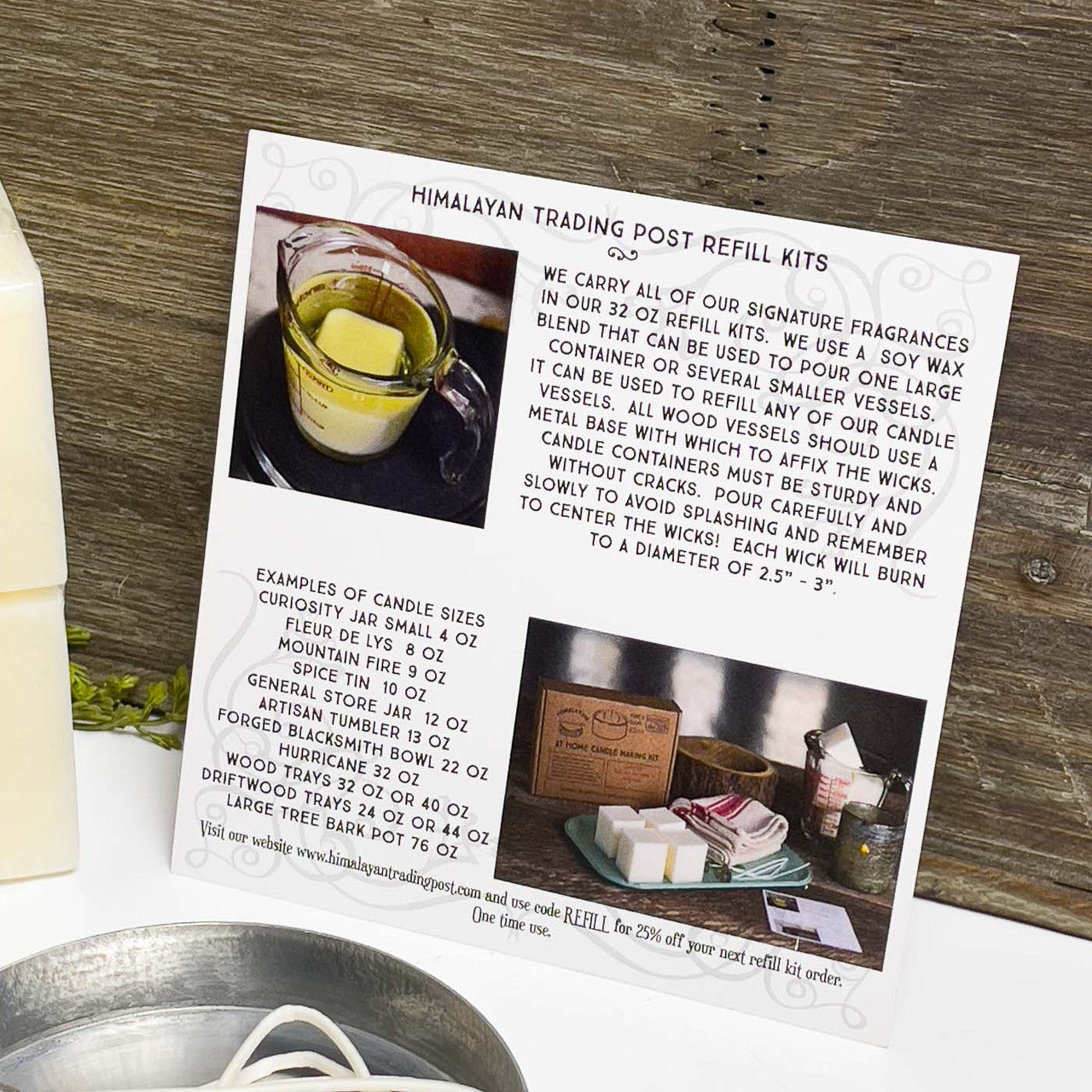 Himalayan Candles Ginger Patchouli 32 oz. Candle Making Kit by