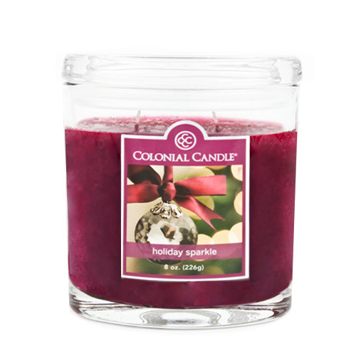 Colonial Candle Holiday Sparkle 8 oz. Oval Jar Colonial CandleThe Lamp