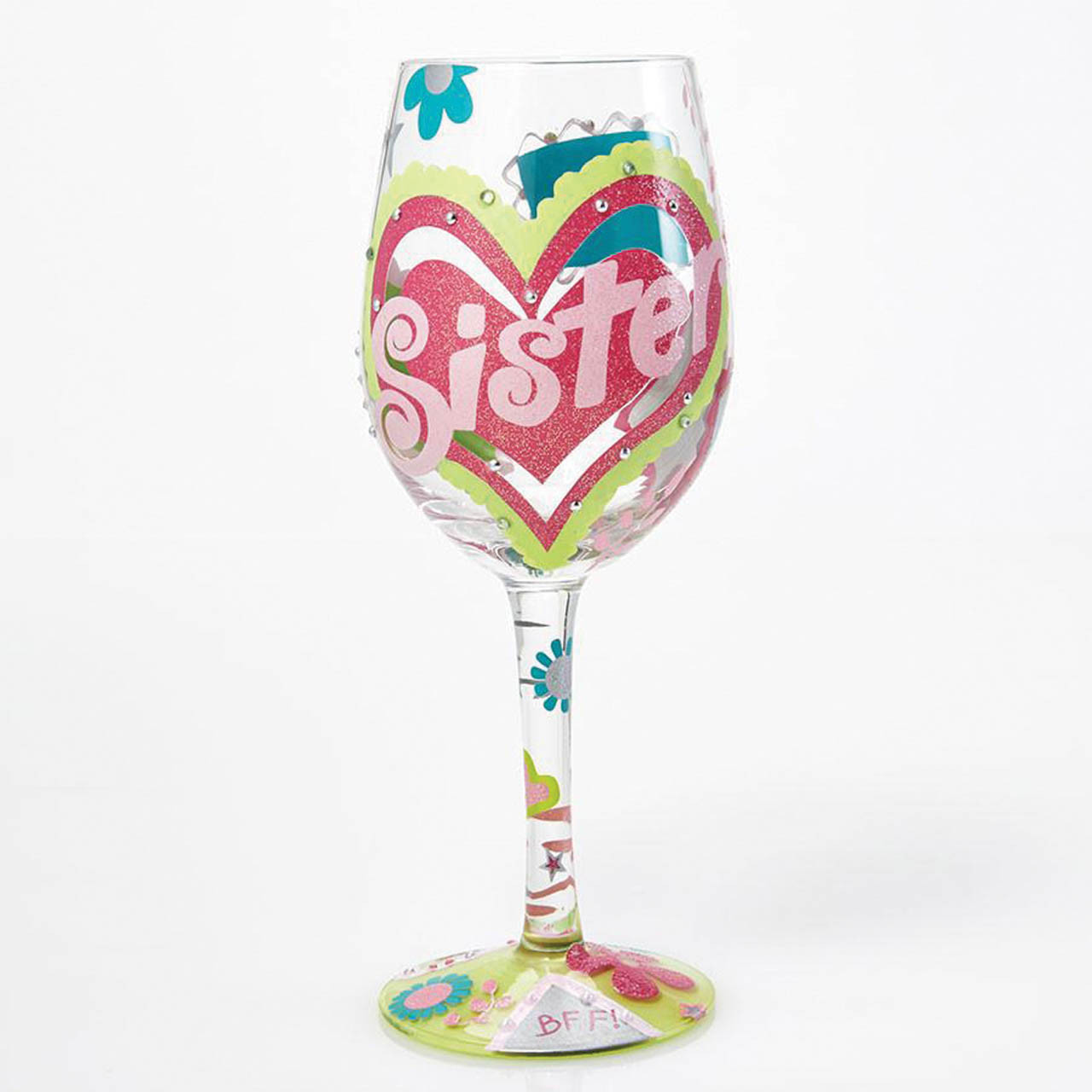 Bling Leopard Wine Glass by Lolita from Enesco