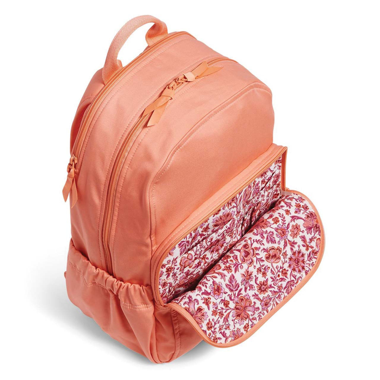 Vera Bradley Campus Backpack Peach Blossom Bouquet