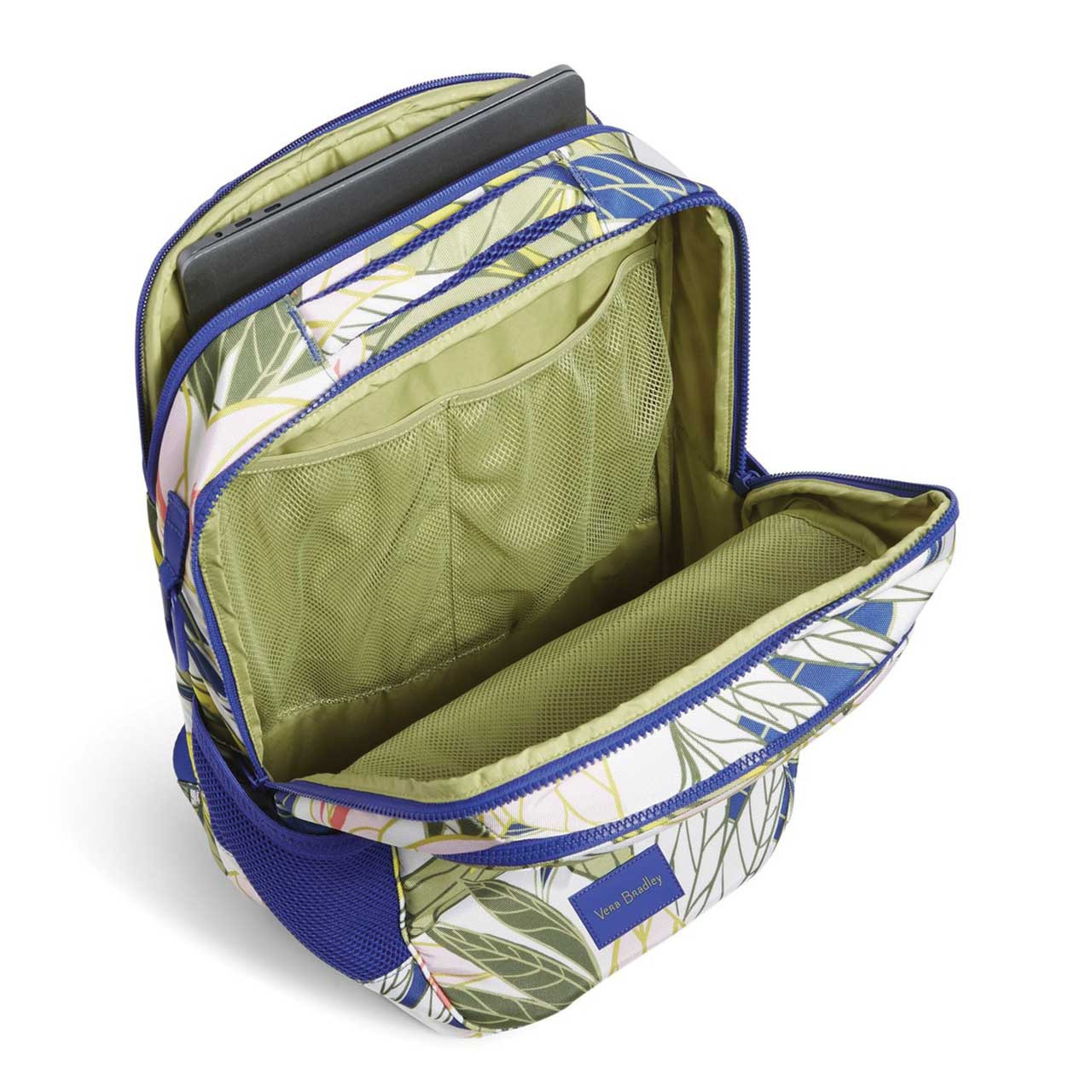 Vera Bradley Rain Forest Leaves Grand Backpack Reactive Vera Bradley Rain Forest Leaves Grand Backpack Reactive  main image 4