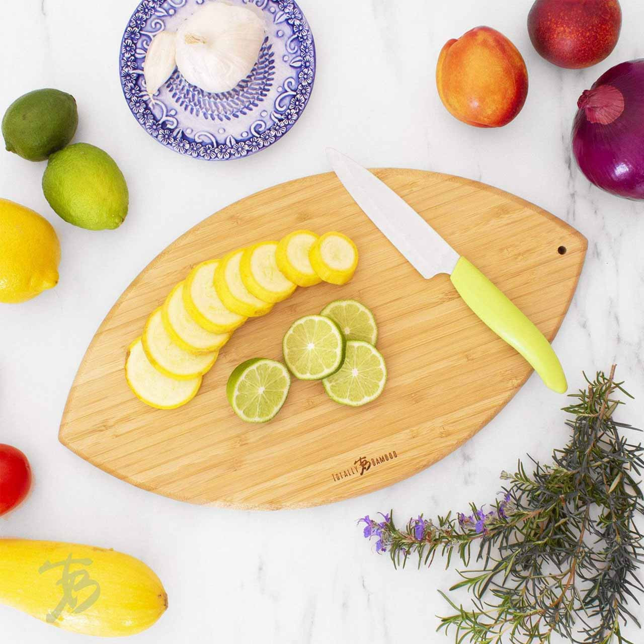 Totally Bamboo Surfboard Cutting Board