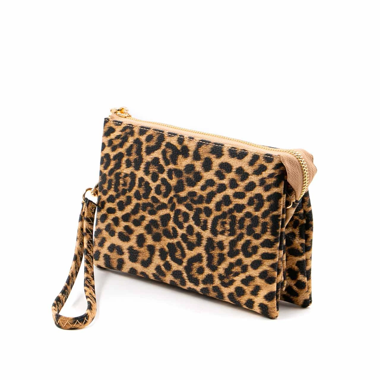 Jen & Co - Riley Wristlet - Latte