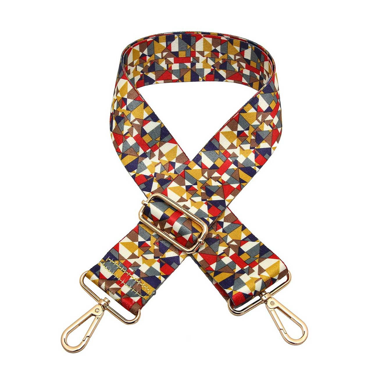 Jen & Co. Guitar Strap In Geo Multi