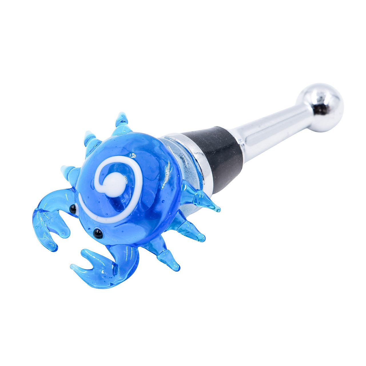 Opal and Olive Crab Bottle Stopper