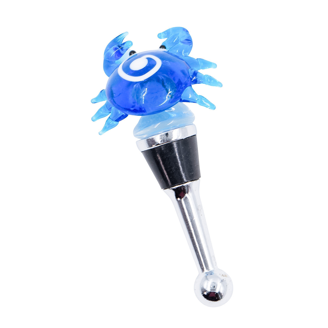 Opal and Olive Crab Bottle Stopper - Thumbnail 3