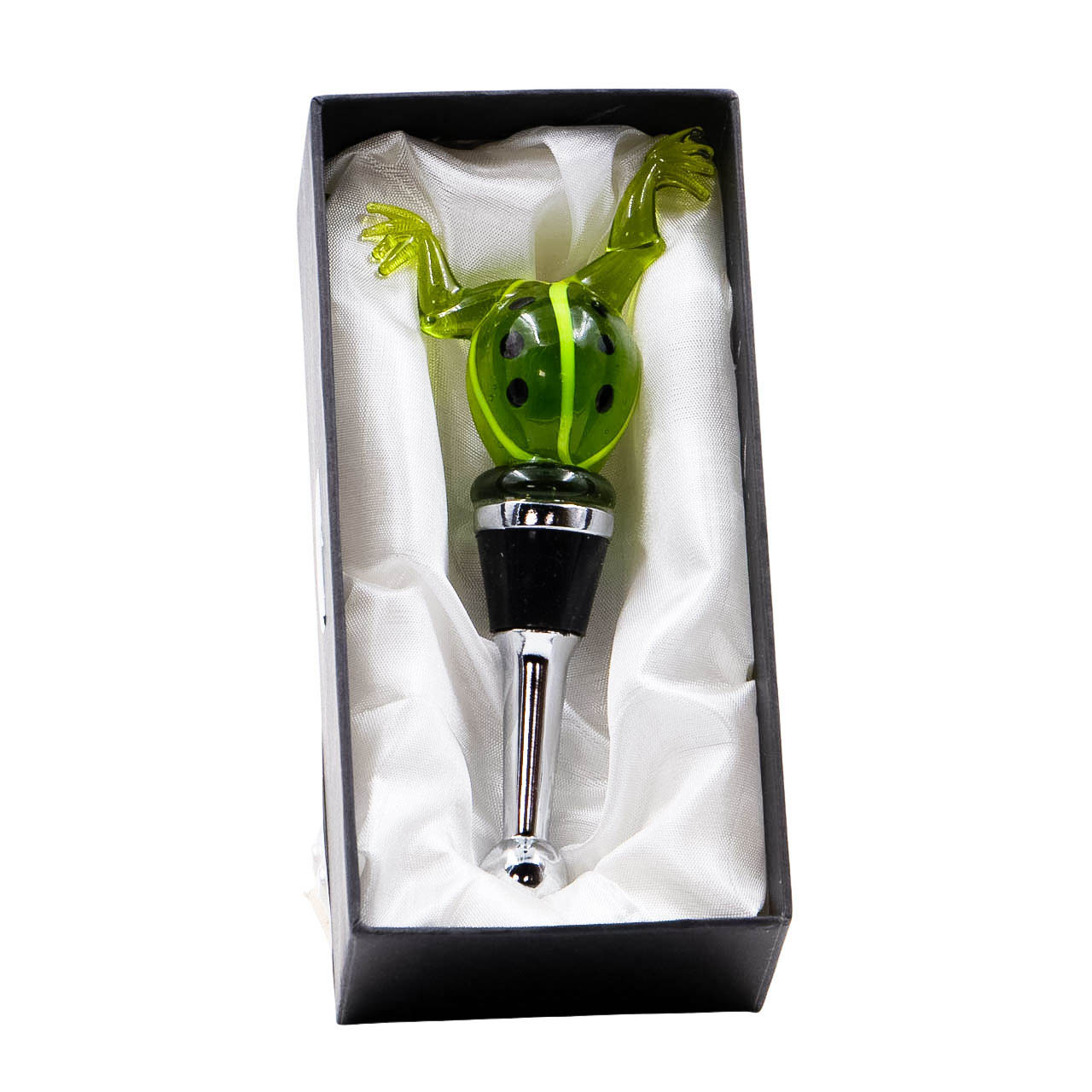 Oak & Olive Frog Bottle Stopper - Thumbnail 3
