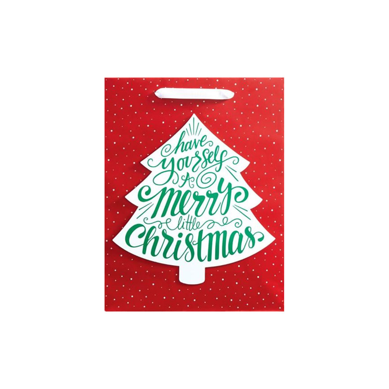 Christmas Gift Wrap Jumbo-Happy Christmas Icons Trees