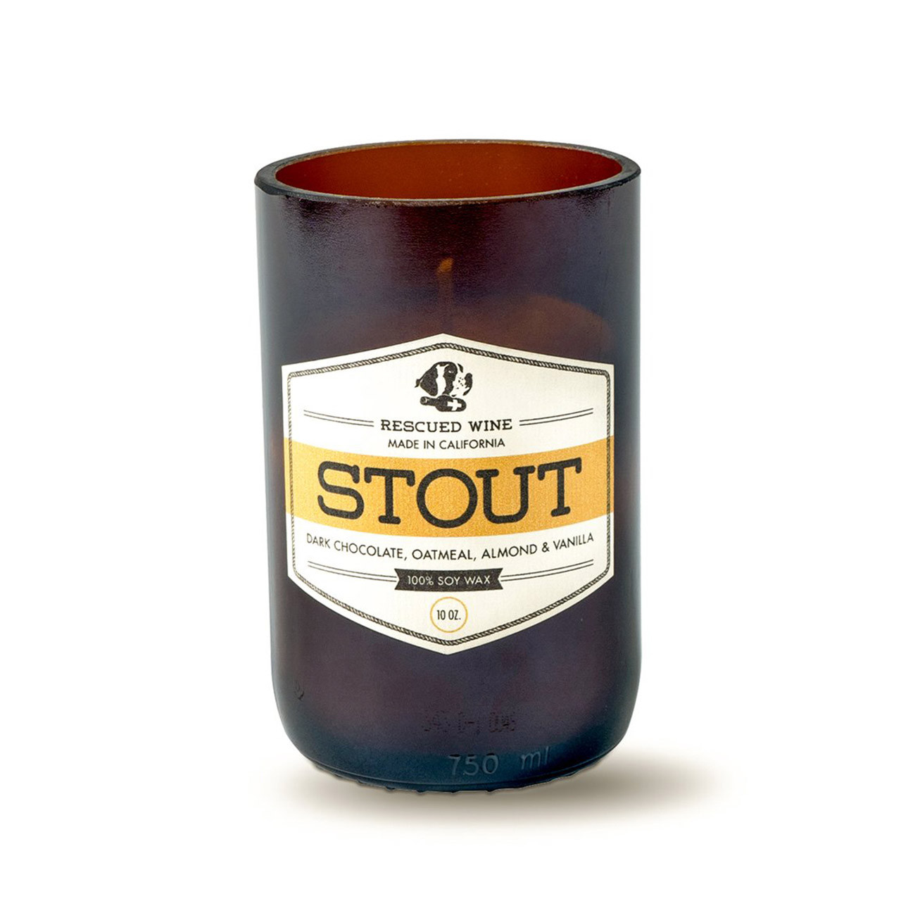 Rescued Wine Candles Stout Candle