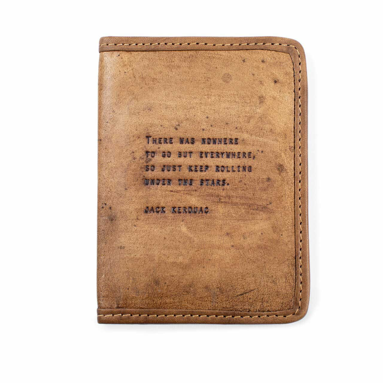 Jack Kerouac Leather Passport Cover - Thumbnail 5