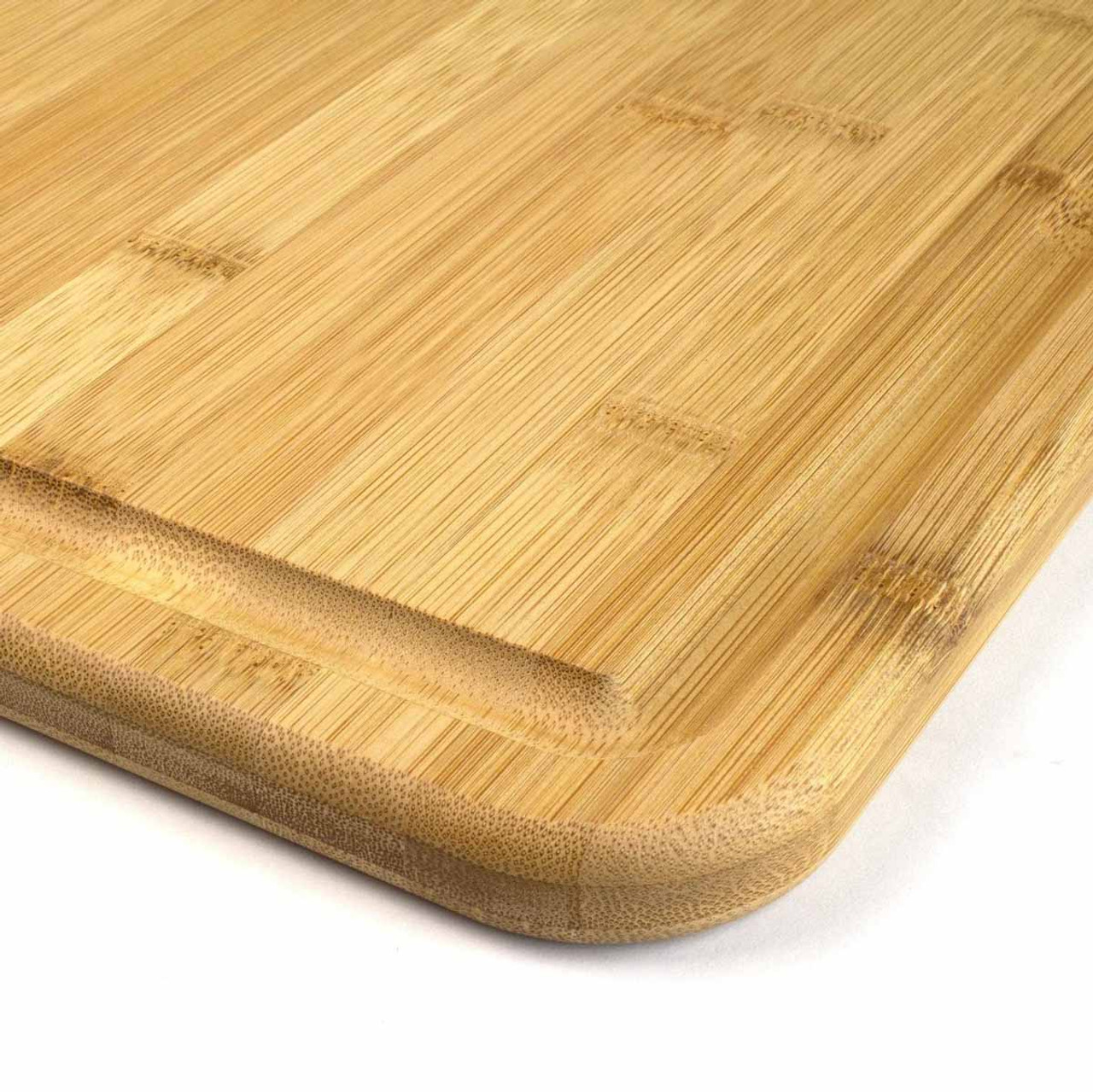 Totally Bamboo 14 Cutting Board with Juice Groove Vellum Wood