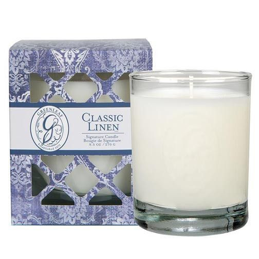 Greenleaf Classic Linen Signature Candle