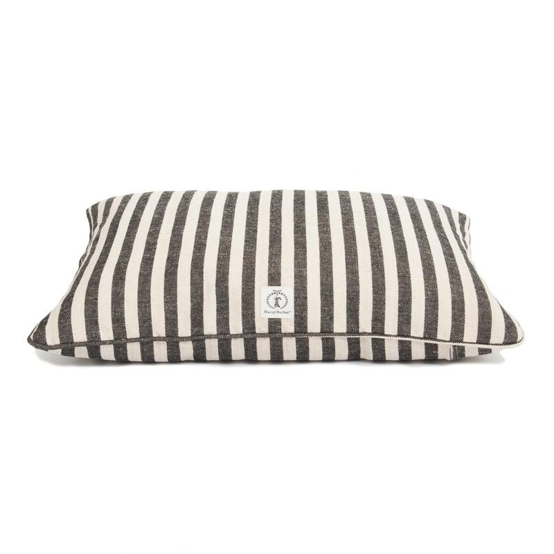 large black dog bed