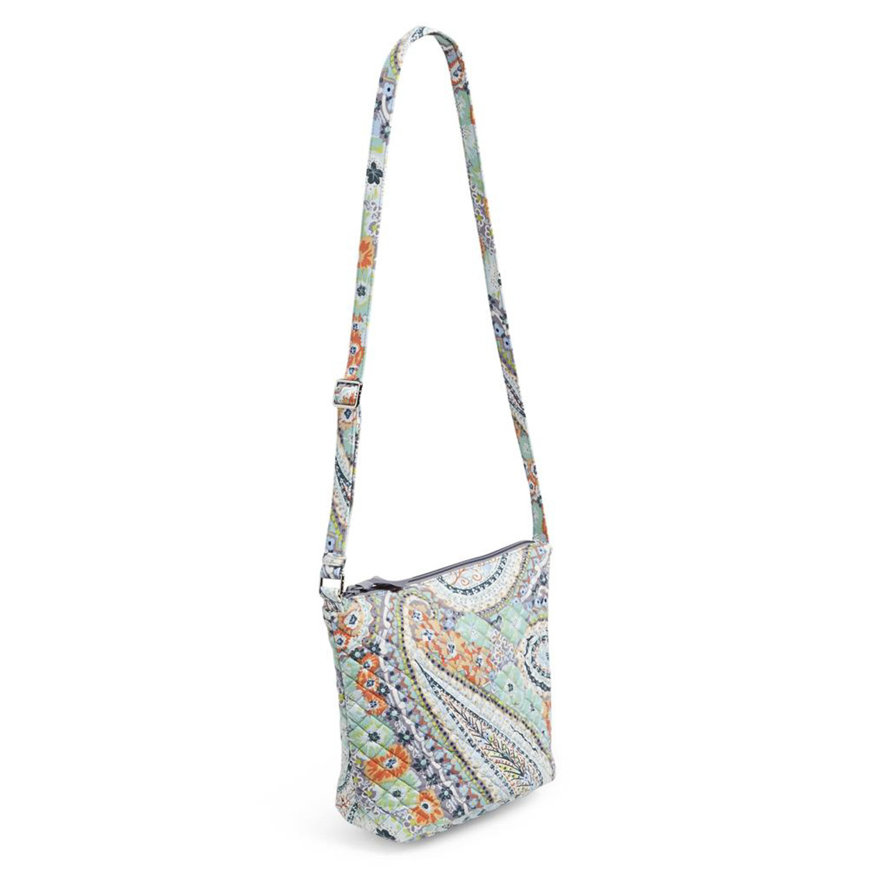 Citrus Paisley Bucket Crossbody Bag by Vera Bradley