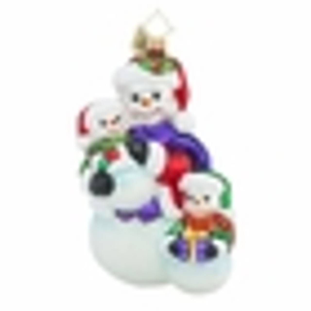 Snowy Bundles Ornament by Christopher Radko