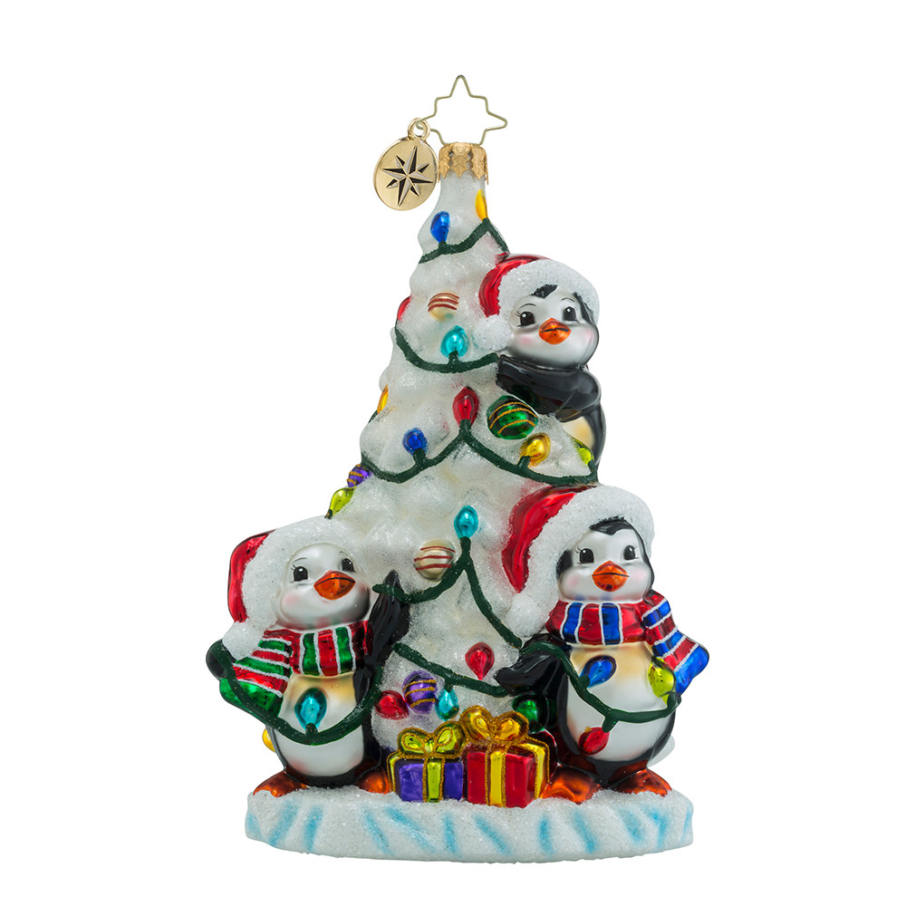 Christopher Radko We Three Penguins Ornament by Christopher RadkoThe